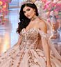 Princesa by Ariana Vara PR30194 Illusion Corset Top Sweet 16 Dress