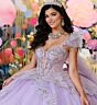 Princesa by Ariana Vara PR30196 Plunging Neck Cap Sleeve Sweet 16 Gown