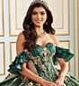 Princesa by Ariana Vara PR30197 Sheer Side Ruffle Sleeve Sweet 16 Gown