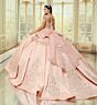 Princesa by Ariana Vara PR30201 Sheer Side Long Sleeve Quince Gown