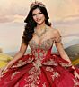Princesa by Ariana Vara PR30203 Removable Bow Beaded Quinceanera Dress
