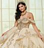 Princesa by Ariana Vara PR30205 Tiered Skirt Back Bow Quinceanera Gown