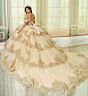 Princesa by Ariana Vara PR30205 Tiered Skirt Back Bow Quinceanera Gown