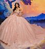 Princesa by Ariana Vara PR30206 Beaded Corset Back Bow Sweet 16 Dress