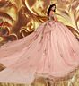 Princesa by Ariana Vara PR30207 Back Bow Sweetheart Neck Sweet 16 Gown