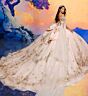 Princesa by Ariana Vara PR30208 Cape Sleeve Basque Waist Sweet 16 Gown