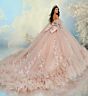 Princesa by Ariana Vara PR30209 Ruffle Hem Back Bow Quince Dress