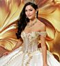 Princesa by Ariana Vara PR30210 Corset Jacket Illusion Top Quince Gown