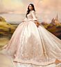 Princesa by Ariana Vara PR30210 Corset Jacket Illusion Top Quince Gown