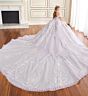 Princesa by Ariana Vara PR70101 Royal Train Plunging Neck Sweet 16 Gown