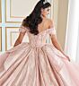 Princesa by Ariana Vara PR70102 Off-The-Shoulder Satin Sweet 16 Gown