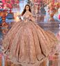 Princesa by Ariana Vara PR70104 Bow Sleeve Strapless Sweet 16 Gown