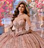 Princesa by Ariana Vara PR70104 Bow Sleeve Strapless Sweet 16 Gown
