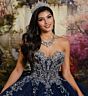 Princesa by Ariana Vara PR30223 Jeweled Basque Waist Quince Gown