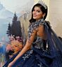 Princesa by Ariana Vara PR30223 Jeweled Basque Waist Quince Gown
