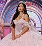 Princesa by Ariana Vara PR30227 Illusion Top Applique Quinceanera Gown