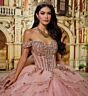 Princesa by Ariana Vara PR30230 Back Bow Illusion Top Sweet 16 Dress