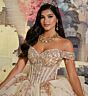 Princesa by Ariana Vara PR30230 Back Bow Illusion Top Sweet 16 Dress