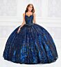 Princesa by Ariana Vara PR12009 Basque Waist Sequin Embroidery Sweet 16 Gown