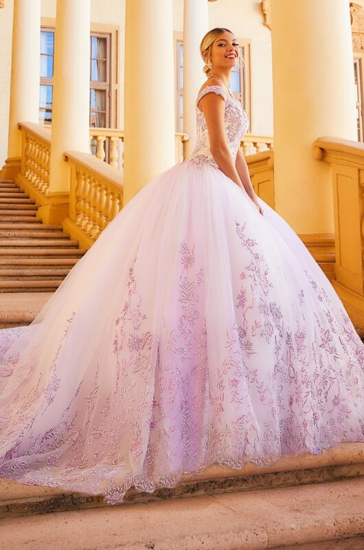 House of Wu 26955 Off The Shoulder Quinceanera Dress