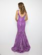 Ava Presley 39204 Plunging V-Neck Sheer Sides Dress