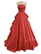 Ava Presley 26417 Beaded Strapless Tiered Skirt Dress