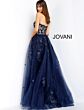 Jovani 55616 Off White Nude Dress
