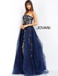 Jovani 55616 Off White Nude Dress