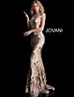 Jovani 63516 Copper Gold Dress