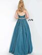 Jovani JVN00923 Teal Dress