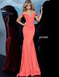 Jovani JVN00351 Orange Prom Dress