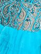 Jovani 42958 Ruffle Skirt Strapless Beaded Dress