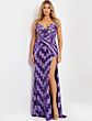 Jovani 44270 High Slit Strapless Sequin Dress