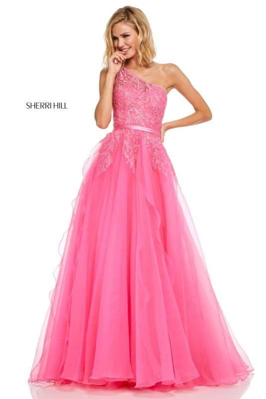 Sherri Hill 52736 One-Shoulder Formal Dress