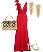 Mac Duggal 49454 Plunging Neckline Sleeveless Dress