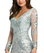 Mac Duggal 67539 Illusion Sleeve Lace Dress