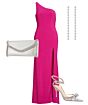 Mac Duggal 26512 Drape Back One Shoulder Dress