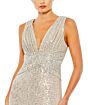 Mac Duggal 26598 Wrap Waist Sequin Dress
