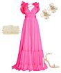 Mac Duggal 67911 Ruffle Strap Lace-Up Dress