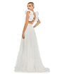 Mac Duggal 67911 Ruffle Strap Lace-Up Dress