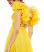 Mac Duggal 67911 Ruffle Strap Lace-Up Dress