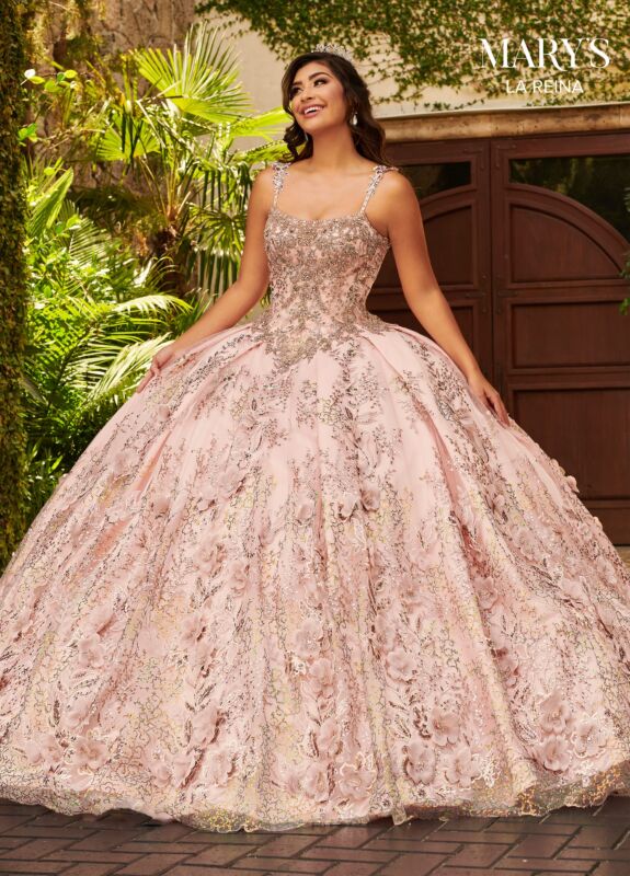 Marys Bridal MQ2126 Spaghetti Strap Glitter Dress