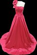 Ava Presley 26524 Ruched One-Shoulder Rosette Dress