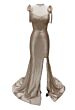 Ava Presley 42219 Bow Strap Illusion Corset Bodice Dress