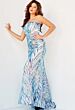 Jovani 05664 One Shoulder Sequin Dress