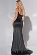Jovani 42639 Plunging Neckline Hot Fix Corset Dress