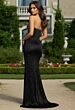 Jovani D5411 Strapless Sweetheart Neckline Hot Fix Dress