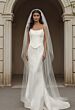 Jovani JB49077 Basque Waist Strapless Scoop Neck Bridal Gown