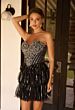 Primavera Couture 4611 A-Line Strapless Beaded Bodice Dress