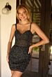 Primavera Couture 4625 Corset Bodice Fitted Black Dress